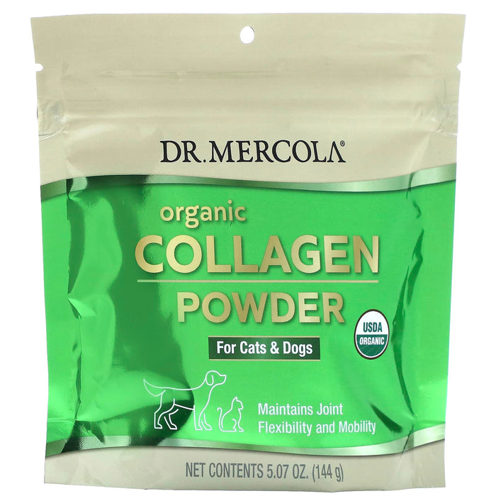 Dr. Mercola, Organic Collagen Powder, For Cat & Dogs, 5.07 oz (144 g)