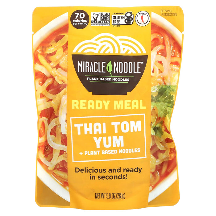 Miracle Noodle, Ready Meal, Pad Thai + Plant Based Noodles, 9.9 oz (280 g)