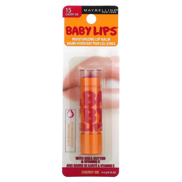 Maybelline, Baby Lips, Moisturizing Lip Balm, Cherry Me, 0.15 oz (4.4 g)