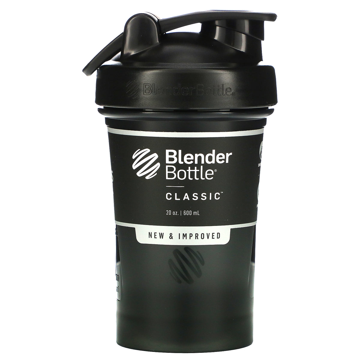 Blender Bottle Classic with Loop White 20 oz (600 ml)