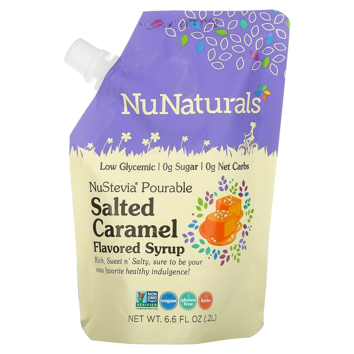 NuNaturals, NuStevia Pourable Chai Spice Syrup, 6.6 fl oz, (0.2 l)