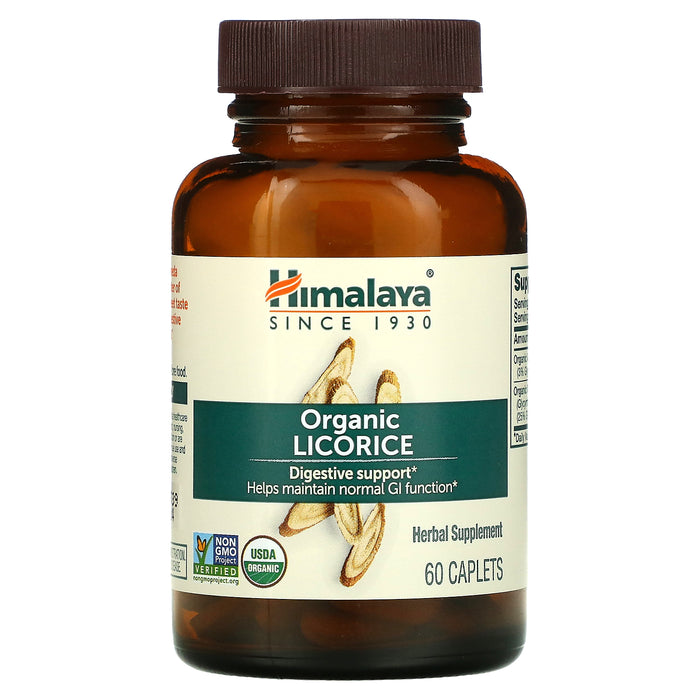 Himalaya, Organic Licorice, Digestive Support, 60 Caplets