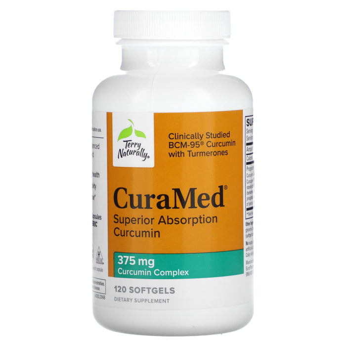 Terry Naturally, CuraMed, Superior Absorption Curcumin, 750 mg, 60 Softgels