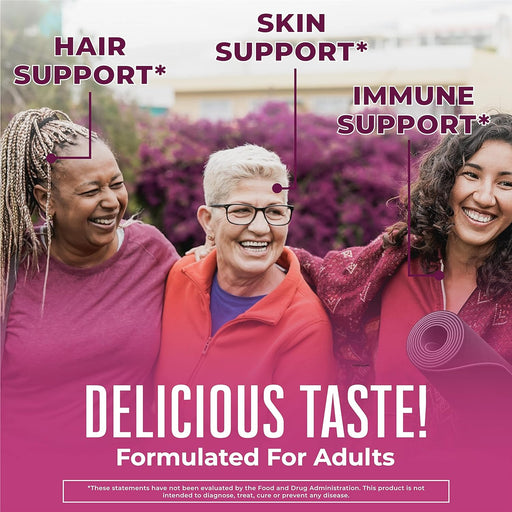Maryruth'S Biotin Gummies | Sugar Free | 2 Month Supply | Biotin Vitamins for Hair Skin & Nails | Biotin Gummies for Hair Growth | Vegan | Non-Gmo | Gluten Free | 60 Count