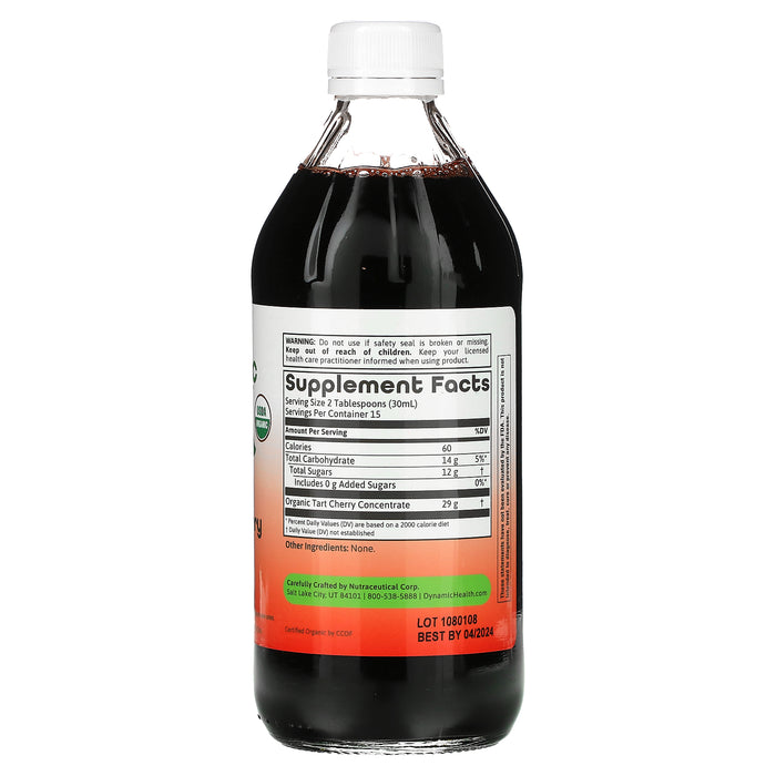 Dynamic Health, Organic Tart Cherry Concentrate, 16 fl oz (473 ml)