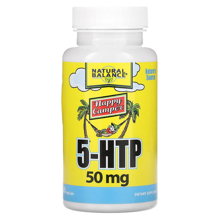 Natural Balance, Happy Camper, 5-HTP, 50 mg, 60 VegCaps
