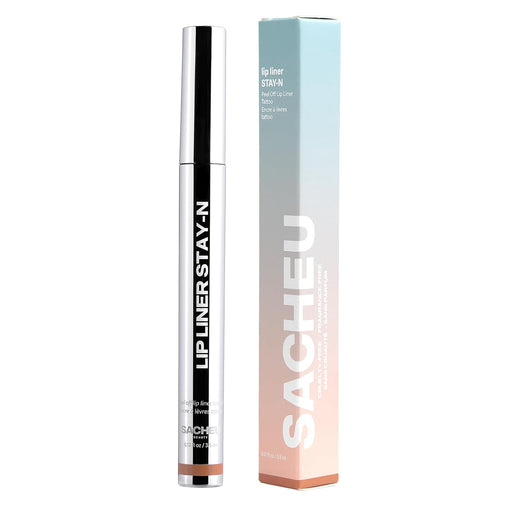 Sacheu Lip Liner Stay-N - Peel off Lip Liner Tattoo, Peel off Lip Stain, Long Lasting Lip Stain Peel Off, Infused with Hyaluronic Acid & Vitamin E, P-Inked