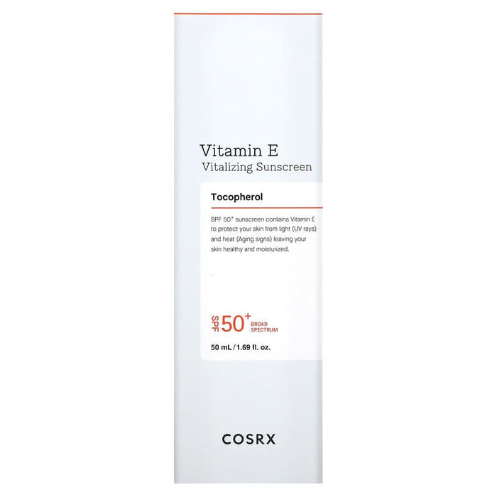 CosRx, Vitamin E, Vitalizing Sunscreen, SPF 50+, 1.69 fl oz (50 ml)
