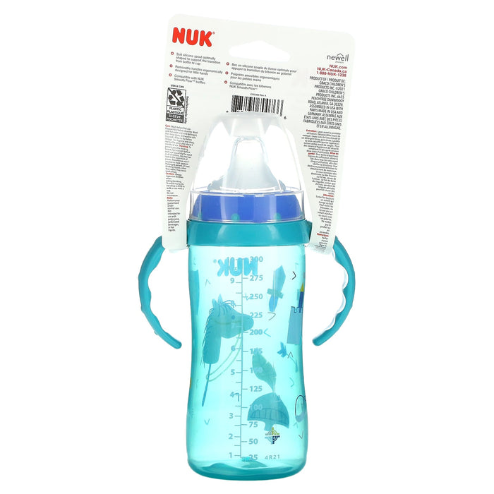 NUK, Large Learner Cup, 8+ Months, Blue, 1 Pack, 10 oz (300 ml)
