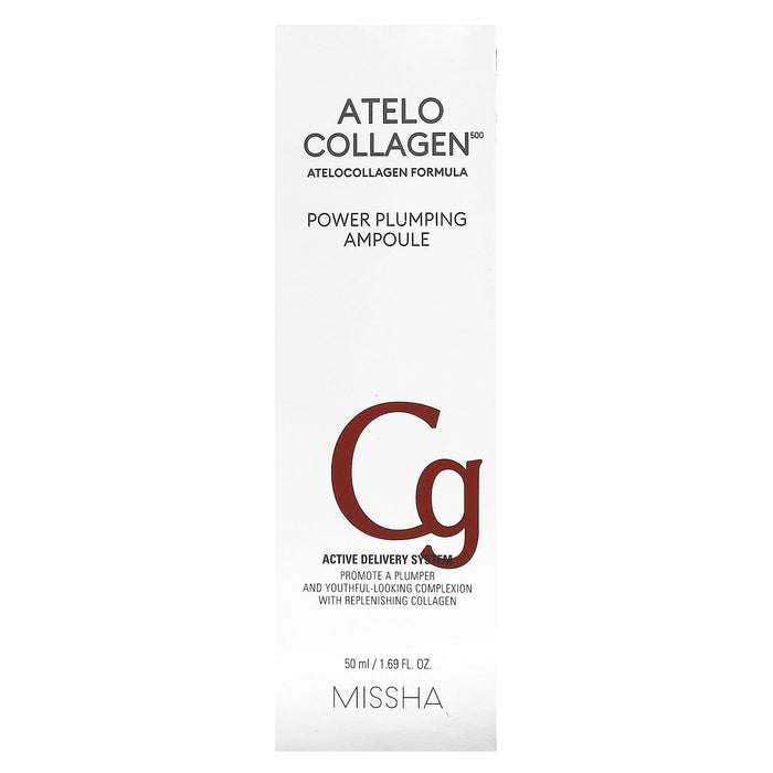 Missha, Atelo Collagen 500, Power Plumping Ampoule, 1.69 fl oz (50 ml)