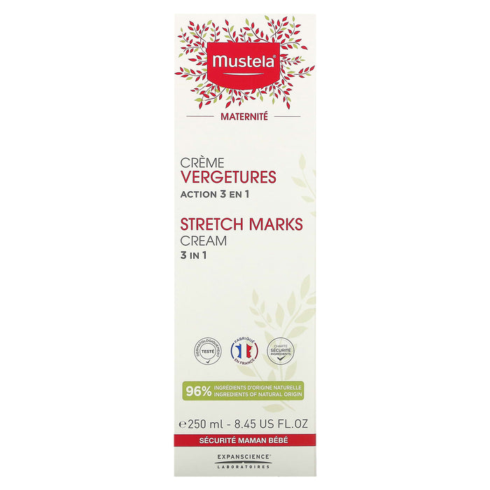 Mustela, Stretch Marks Cream 3 in 1, 8.45 fl oz (250 ml)