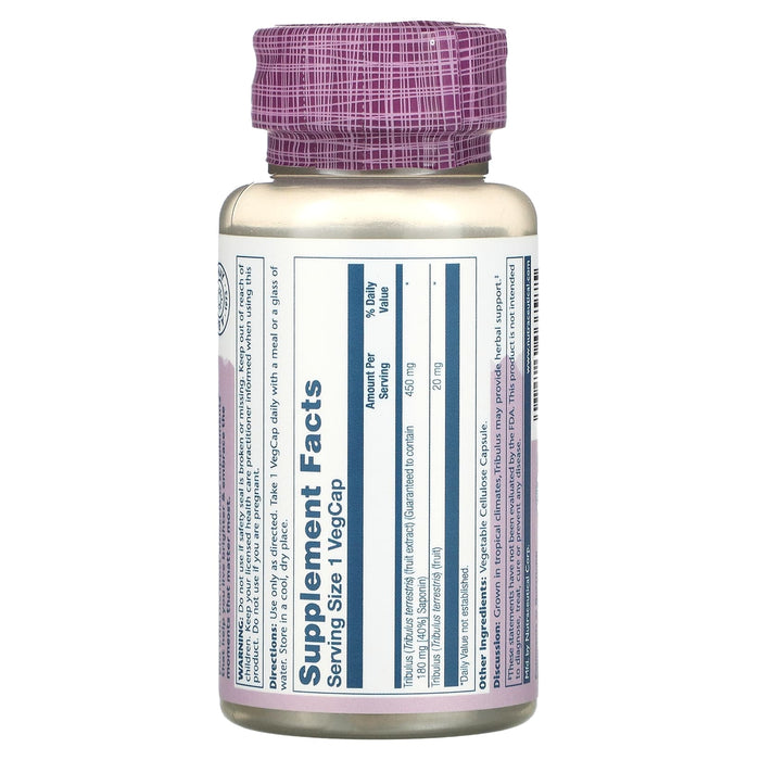 Solaray, Tribulus, 450 mg, 60 VegCaps