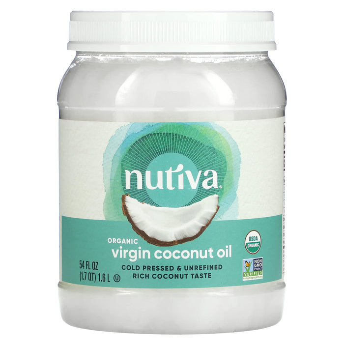 Nutiva, Organic Virgin Coconut Oil, 23 fl oz (680 ml)