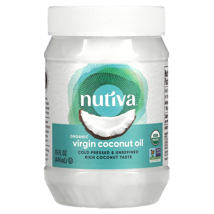 Nutiva, Organic Virgin Coconut Oil, 14 fl oz (414 ml)