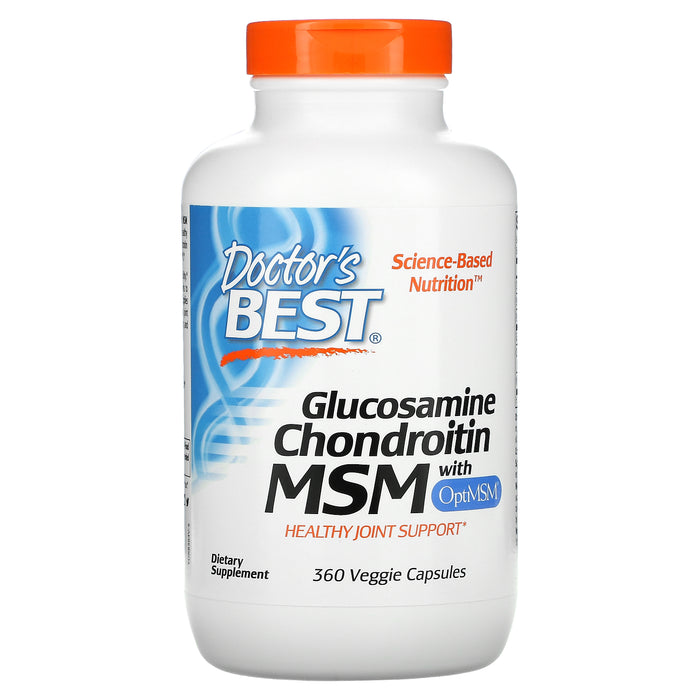 Doctor's Best, Glucosamine Chondroitin MSM with OptiMSM, 120 Veggie Caps