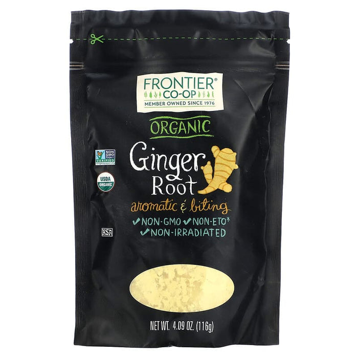 Frontier Co-op, Organic Ginger Root, 4.09 oz (116 g)