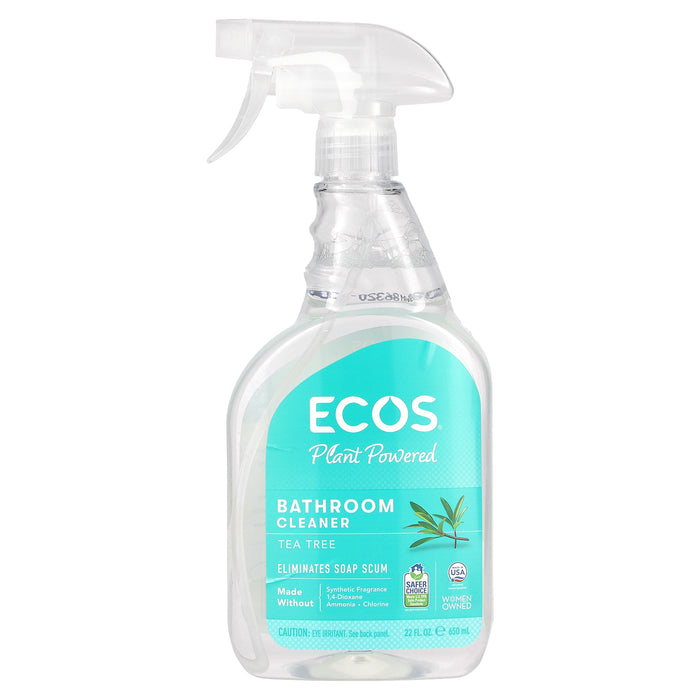 Earth Friendly Products, ECOS, Bathroom Cleaner, Tea Tree, 22 fl oz (650 ml)