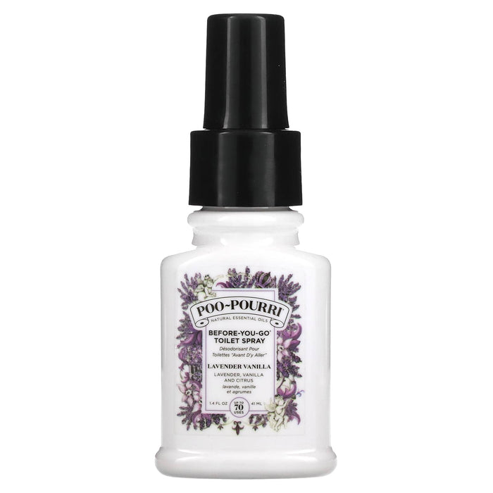 Poo-Pourri Before-You-Go Toilet Spray, Lavender Vanilla  - 2 oz