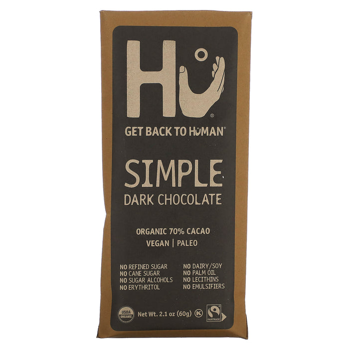 Hu, Simple Dark Chocolate, 2.1 oz (60 g)