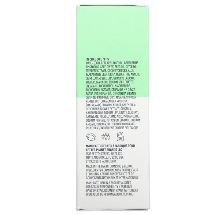 ACURE, Ultra Hydrating Plant Ceramide Daily Facial Lotion, 1.7 fl oz (50 ml)