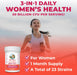 Maryruth Organics 3-In-1 Daily Health Probiotics for Women | Clinically Tested | Hormone Support & Gut Health Supplement for Women | Supplement for Women | 50 Billion CFU | Allergen Free | 30 Ct