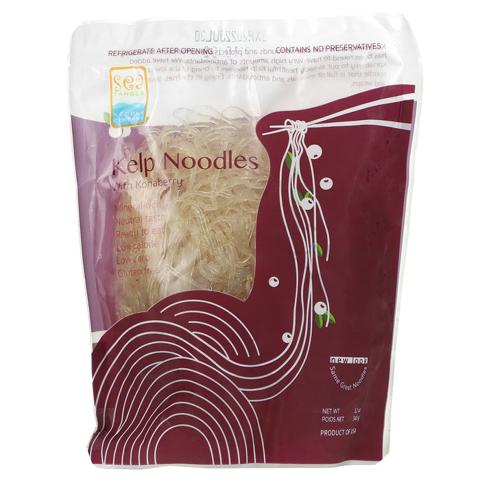 Sea Tangle Noodle Company, Kelp Noodles with Moringa, 12 oz (340 g)