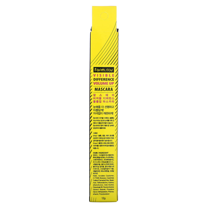Farmstay, Visible Difference Volume Up Mascara, 0.42 oz (12 g)