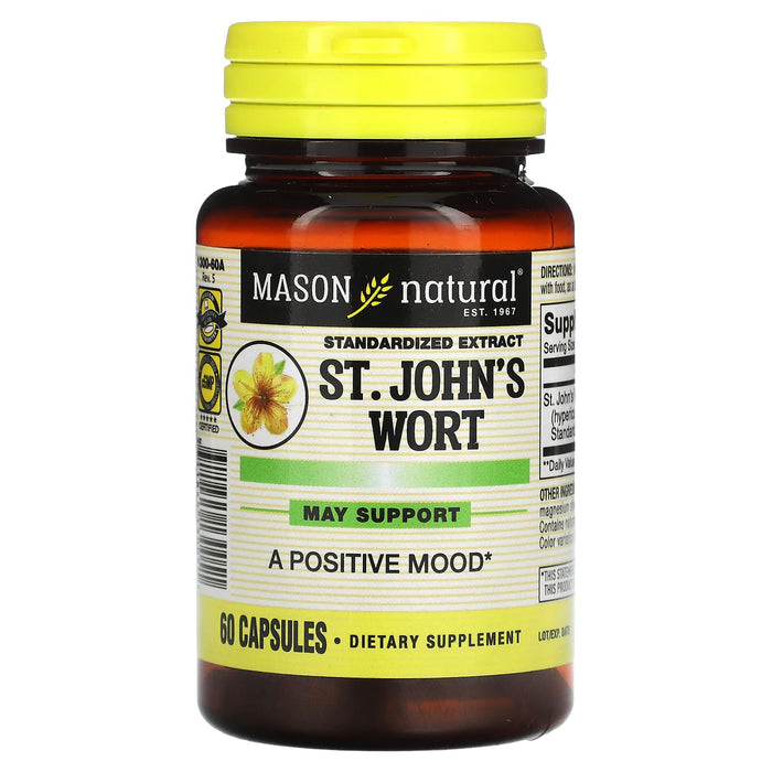 Mason Natural, Standardized Extract, St. John's Wort, 60 Capsules