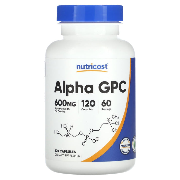 Nutricost, Alpha GPC, 300 mg, 120 Capsules