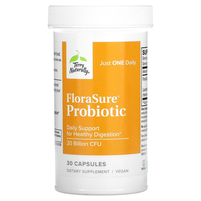 Terry Naturally, FloraSure Probiotic, 20 Billion CFU, 30 Capsules