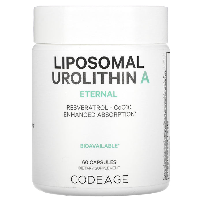 Codeage, Liposomal Urolithin A, Eternal, 60 Capsules