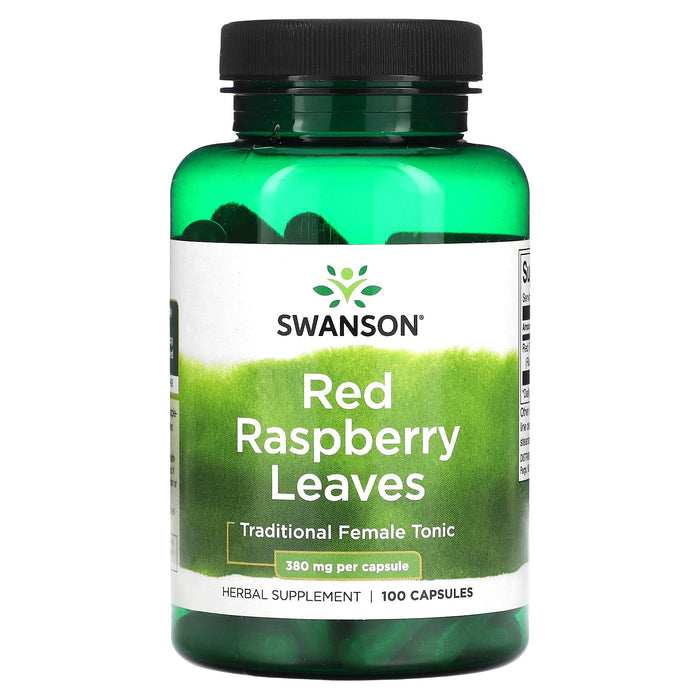 Swanson, Red Raspberry Leaves, 380 mg, 100 Capsules