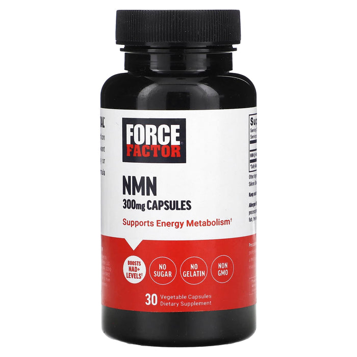 Force Factor, NMN, 300 mg , 30 Vegetable Capsules