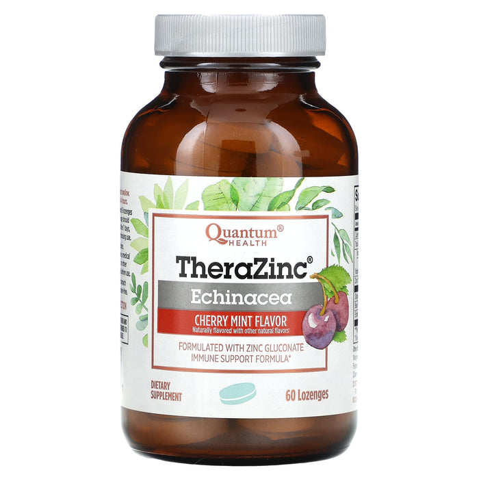 Quantum Health, TheraZinc, Echinacea, Cherry Mint , 60 Lozenges