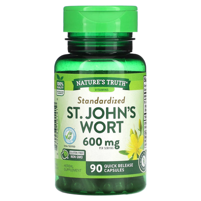 Nature's Truth, Standardized St. John's Wort, 300 mg, 90 Quick Release Capsules