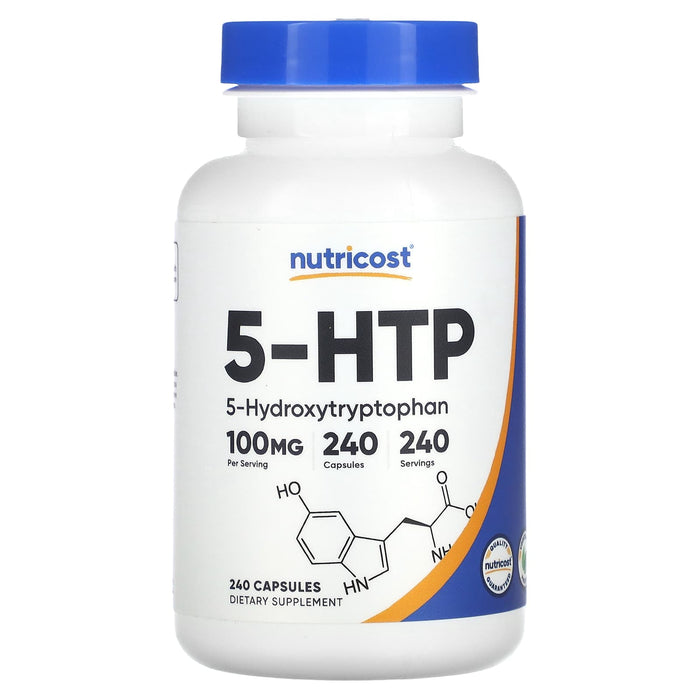 Nutricost, 5-HTP, 200 mg, 120 Capsules