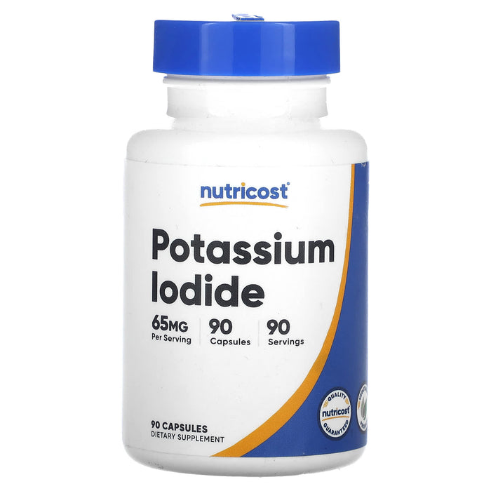 Nutricost, Potassium Iodide, 65 mg, 90 Capsules