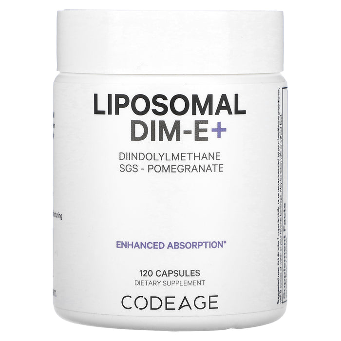 Codeage, Liposmal DIM-E+, Pomegranate, 120 Capsules