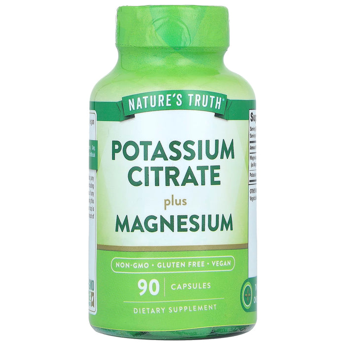 Nature's Truth, Potassium Citrate Plus Magnesium, 90 Capsules