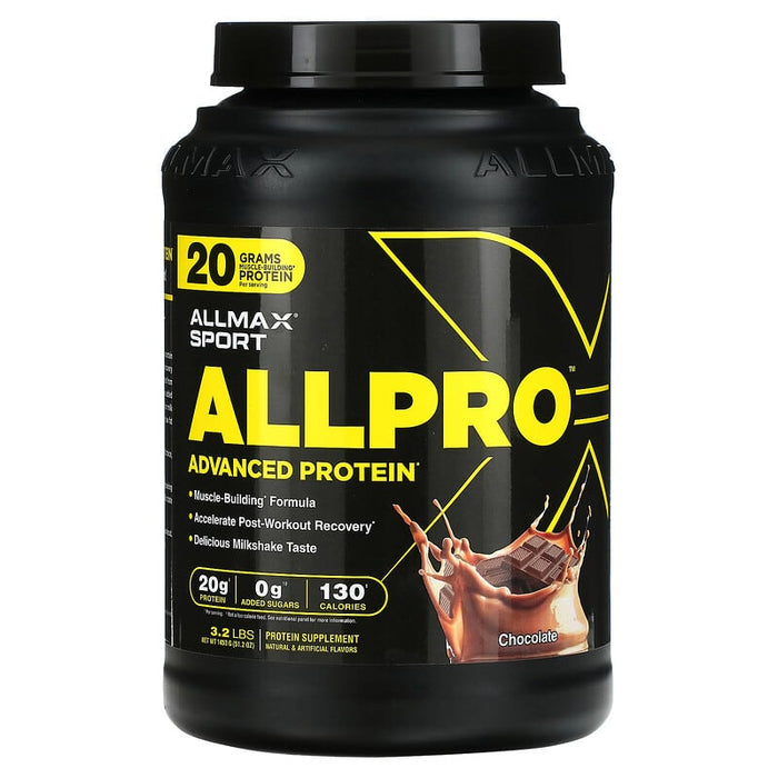 ALLMAX, Sport, ALLPRO Advanced Protein, Vanilla, 3.2 lb (1,453 g)