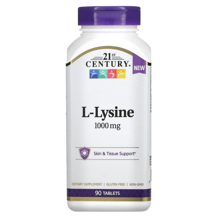 21st Century, L-Lysine, 1,000 mg, 90 Tablets