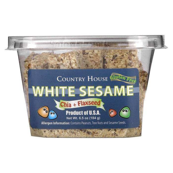 Country House Natural, White Sesame, Chia + Flaxseed, 6.5 oz (184 g)