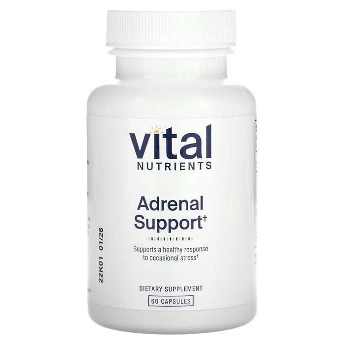 Vital Nutrients, Adrenal Support, 60 Capsules