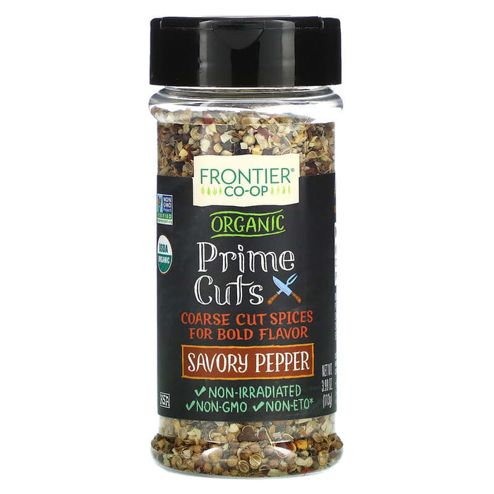 Frontier Co-op, Organic Prime Cuts, Savory Pepper, 3.99 oz (113 g)