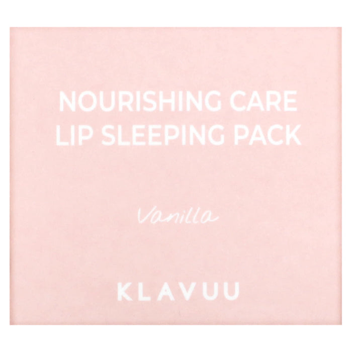 KLAVUU, Nourishing Care, Lip Sleeping Pack, Vanilla, 0.70 oz (20 g)