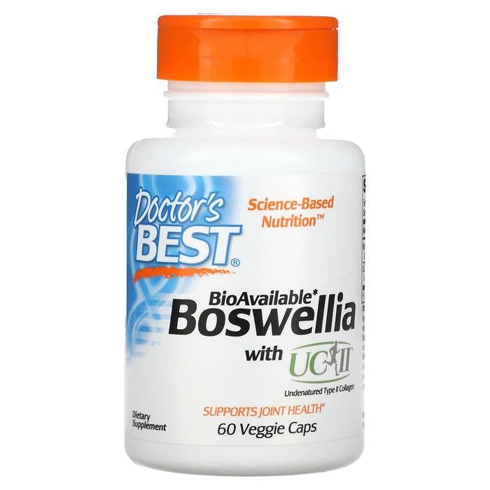 Doctor's Best, Boswellia with UC II, 60 Veggie Caps