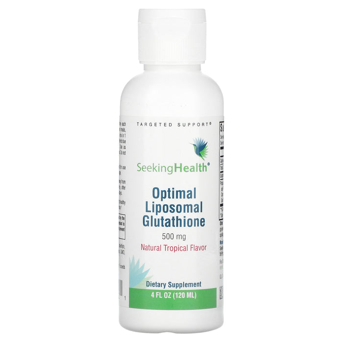 Seeking Health, Optimal Liposomal Glutathione, Natural Tropical, 500 mg, 4 fl oz (120 ml)