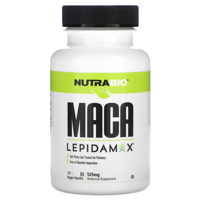 Nutrabio Labs, MACA Lepidamax, 525 mg, 90 Veggie Capsules