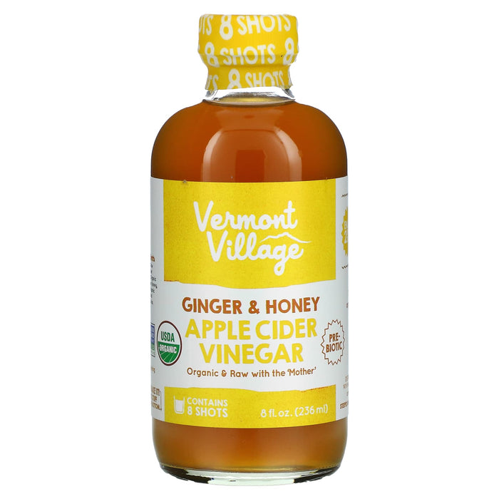Vermont Village, Apple Cider Vinegar, Orange & Cinnamon, 8 fl oz (236 ml)