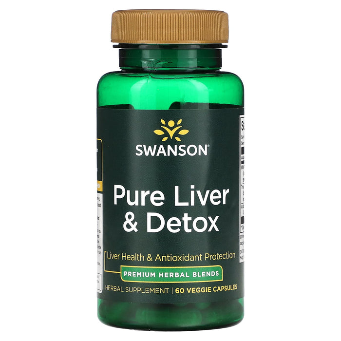 Swanson, Pure Liver & Detox , 60 Veggie Capsules